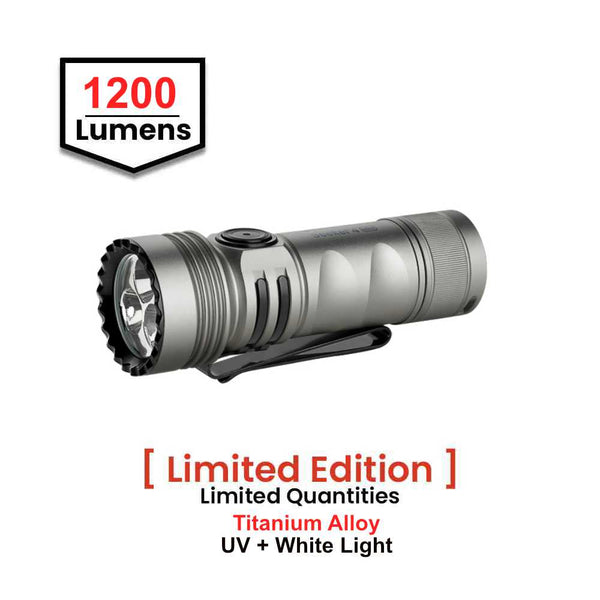 Seeker 4 Mini Ti Limited Edition (White Light & UV)