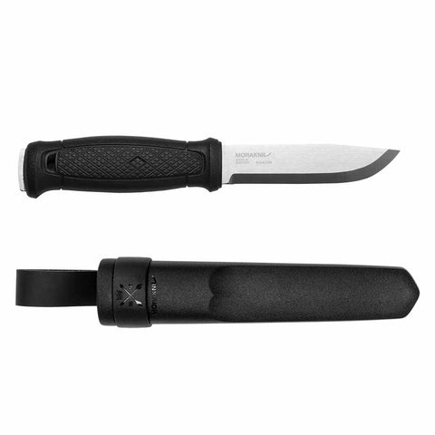 Morakniv Garberg Black with Silver Blade | Full tang | 1000 Lumens